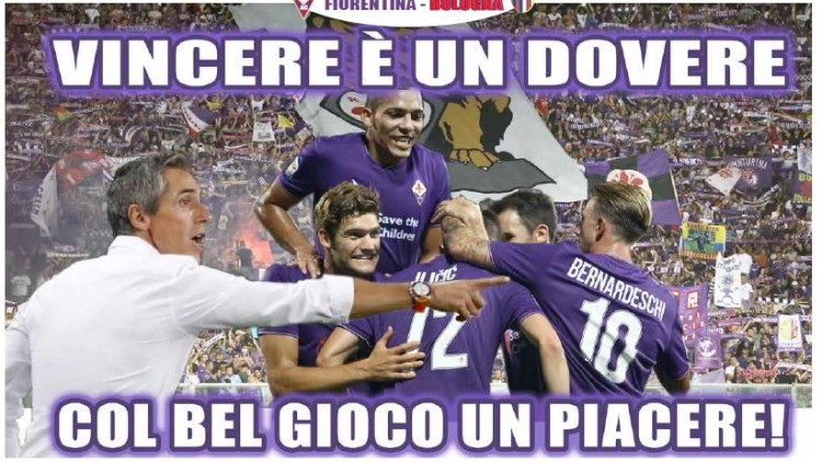 IL BRIVIDO SPORTIVO STADIO FIORENTINA – BOLOGNA DEL 22.09.2015