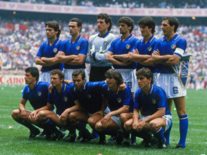 Mexico86 Italia: De Gennaro, BERGOMI, Galli, Altobelli, Di Napoli, Scirea. Bagni, Vierchowod, Cabrini, Conti e Galderisi. © Salvatore Giglio/GiglioStudios snc Agency