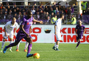 Firenze 1 Novembre  2015  Firenze stadio Artemio Franchi campionato serie A Tim Fiorentina vs Frosinone Nella Foto ESULTANZA GOL BABACAR © 2009 Massimo Sestini All rigths reserved