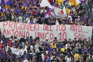 Firenze 31-05-09 Stadium Artemio Franchi Campionato Serie A Tim Fiorentina Vs Milan In the picture striscione per Antognoni CopyRigth Tommaso De Martino/Massimo Sestini