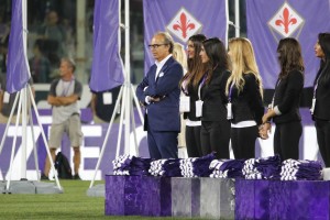 Firenze, Fiorentina - Chievo, serie A, festa per i 90 ani della Fiorentina, nella foto Andrea Della Valle 2016-08-28 © Niccolo' Cambi/Massimo Sestini