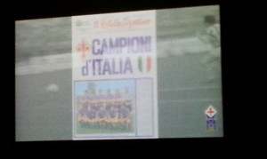 La prima pagina de Il Brivido Sportivo che festeggia il secondo tricolore viola