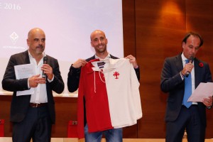 Firenze, Hall Of Fame della Fiorentina, nella foto Borja Valero 2016 11 25 © Niccolo Cambi/Massimo Sestini