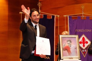 Firenze, Hall Of Fame della Fiorentina, nella foto Luca Toni 2016 11 25 © Niccolo Cambi/Massimo Sestini