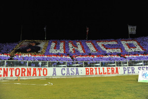 Firenze Stadio Artemio Franchi Fiorentina vs Juventus 15 Gennaio 2017 Nella Foto COREOGRAFIA Copyright Massimo Sestini