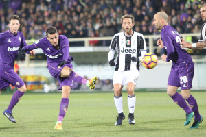 Firenze Stadio Artemio Franchi Fiorentina vs Juventus 15 Gennaio 2017 Nella Foto VECINO Copyright Massimo Sestini
