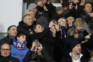 Firenze, Fiorentina - Juventus, serie A, nella foto Matteo Renzi e Andrea Della Valle 2017 01 15 © Niccolo Cambi/Massimo Sestini