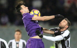 Firenze  15 Gennaio 2017  Firenze stadio Artemio Franchi  campionato serie A  Fiorentina Vs  Juventus  nella foto KALINIC Copyright Massimo Sestini