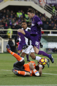 Firenze Stadio Artemio Franchi Fiorentina vs Juventus 15 Gennaio 2017 Nella Foto BERNARDESCHI Copyright Massimo Sestini