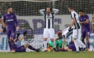 Firenze  15 Gennaio 2017  Firenze stadio Artemio Franchi  campionato serie A  Fiorentina Vs  Juventus  nella foto TATARUSANU Copyright Massimo Sestini