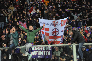 Firenze Stadio Artemio Franchi Fiorentina vs Juventus 15 Gennaio 2017 Nella Foto TIFOSI Copyright Massimo Sestini