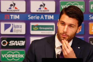 Firenze, presentazione del nuovo portiere della Fiorentina Marco Sportiello allo stadio Franchi 2017 01 18 © Massimo Sestini