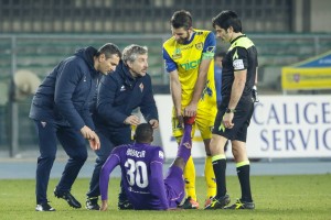 Verona, Chievo Verona - Fiorentina, serie A, nella foto Babacar 2017 01 21 © Niccolo Cambi/Massimo Sestini