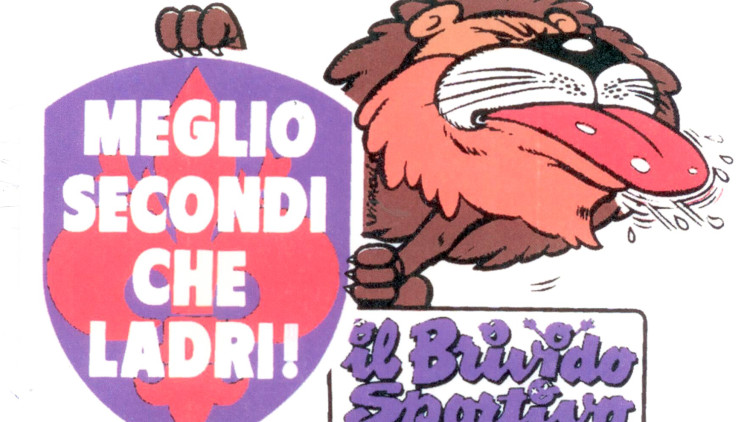 16 maggio 1982: Scudetto scippato ai viola. Nasce lo slogan del Brivido “Meglio secondi che ladri!”. Il video