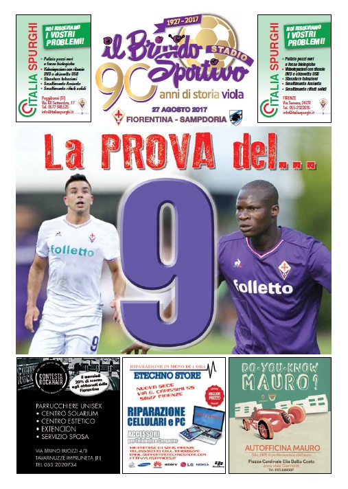 cover BS Fiorentina - Sampdoria