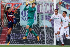 Crotone, Crotone - Fiorentina, serie A, nella foto Sportiello 2017 10 29 © Niccolo' Cambi/Massimo Sestini