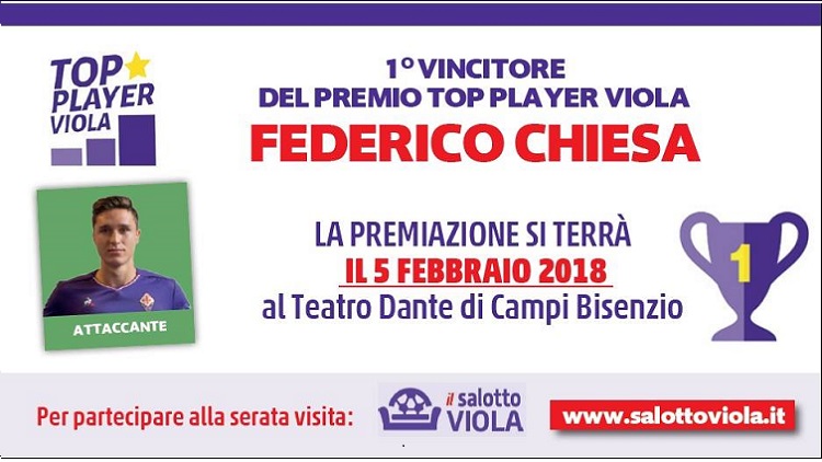 Premio Top Player Viola a Federico Chiesa