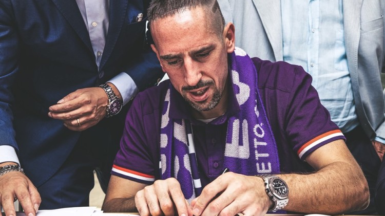 Ribery è viola. Cronaca di una giornata storica. E domani sera la festa al Franchi